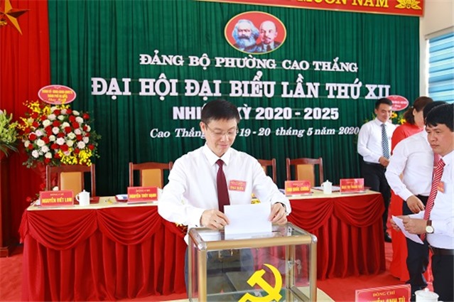 Đại hội đại biểu phường Cao Thắng lần thứ XII nhiệm kỳ 2020- 2025
