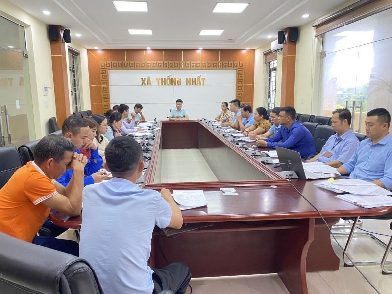 UBND xã Thống Nhất tổ chức phiên họp thường kỳ tháng 8/2022