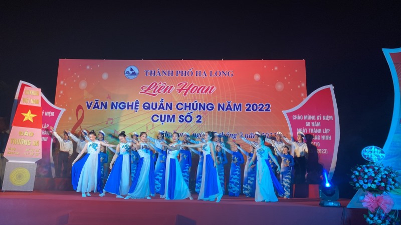Liên hoan văn nghệ quần chúng (Cụm số 2) thành phố Hạ Long năm 2022