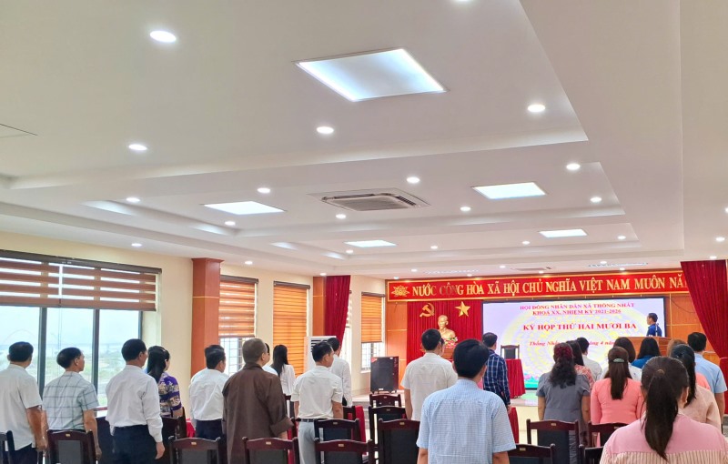 Kỳ họp thứ hai mươi ba - HĐND xã Khóa XX  (Kỳ họp chuyên đề) 
