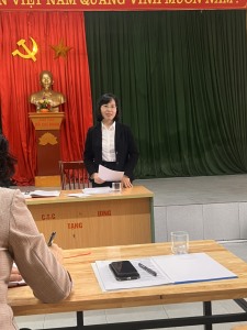 Đồng chí Trịnh Thị Minh Thanh - Phó Bí thư Thường trực Tỉnh ủy dự sinh hoạt Chi bộ thôn Chợ