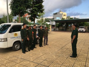 Hội CCB xã Thống Nhất tổ chức ra quân lập lại trật tự an toàn giao thông tuyến đường Thống Nhất 