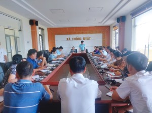 Hội nghị Ban Chấp hành Đảng bộ xã (mở rộng) tháng 8/2022