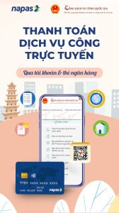 Thanh toán trực tuyến trên cổng dịch vụ công quốc gia